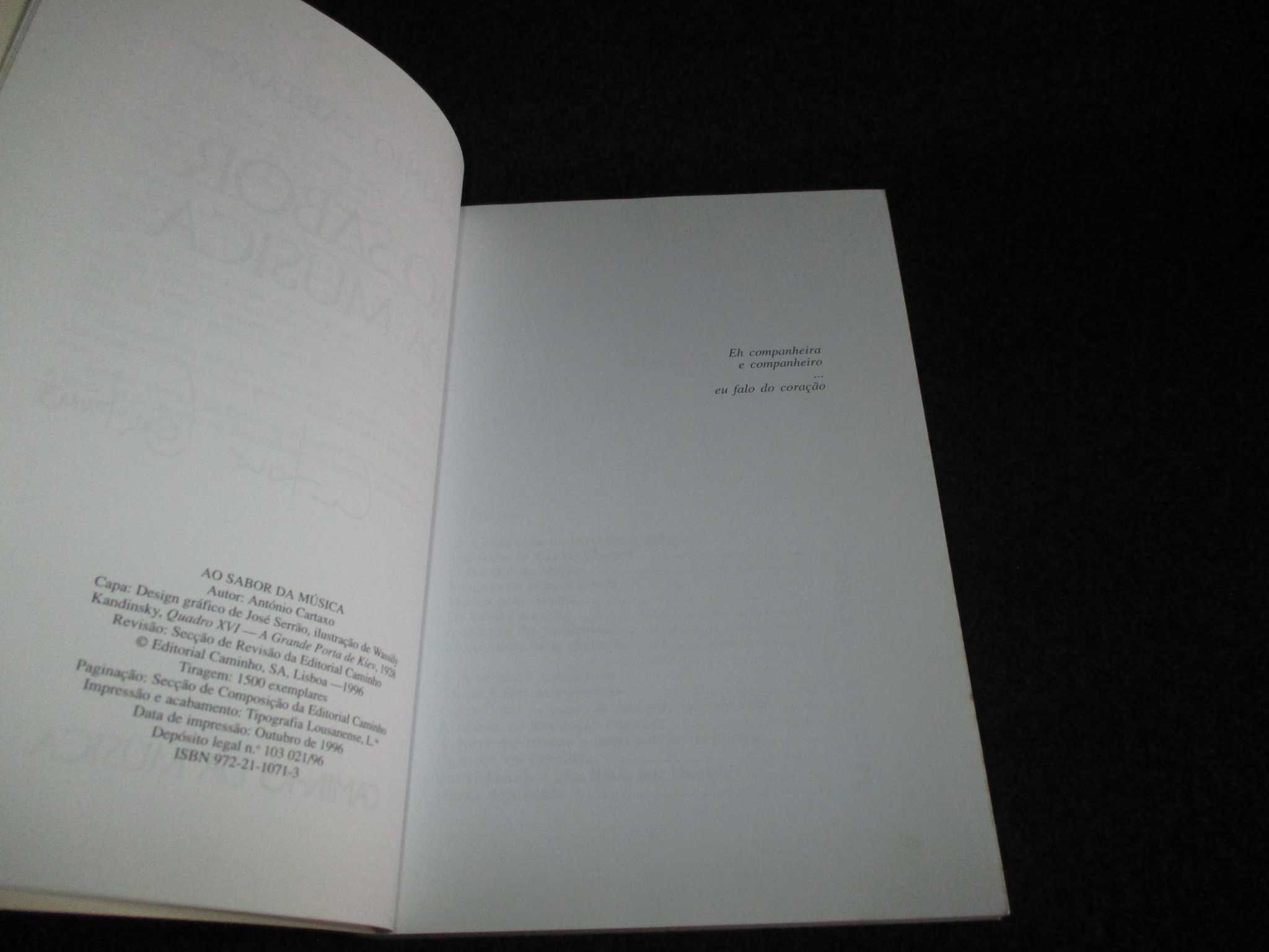Livro Ao Sabor da Música António Cartaxo