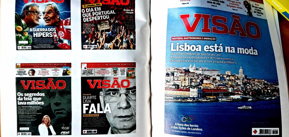 Revista Visão-Capas de 1993 a 2018