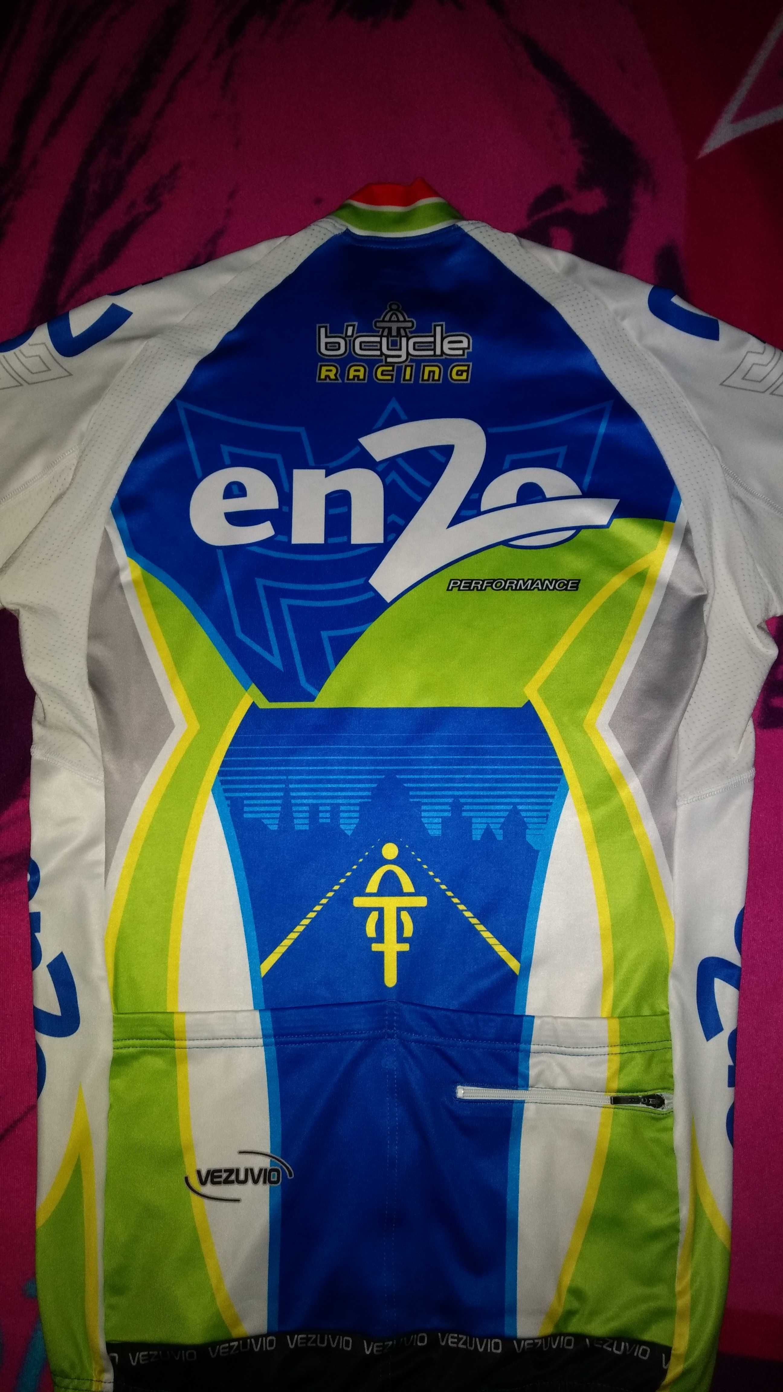 Koszulka kolarska Vezuvio Enzo Bicycle Racing M