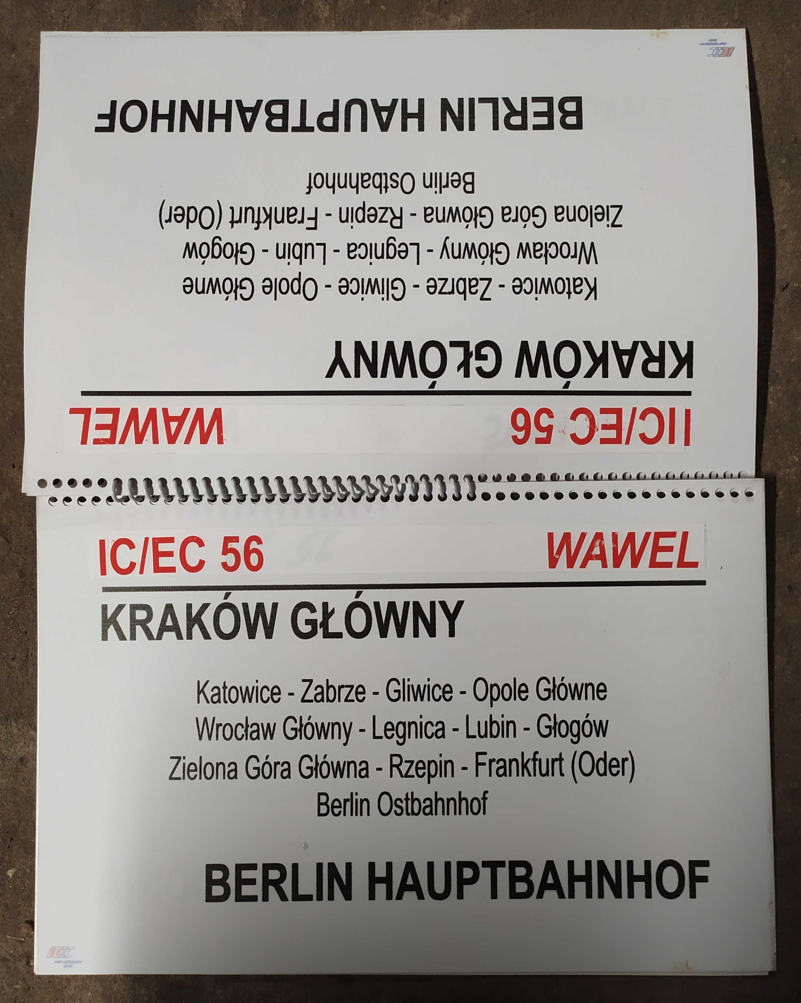 Tablica kierunkowa ODRA/ODER, WAWEL