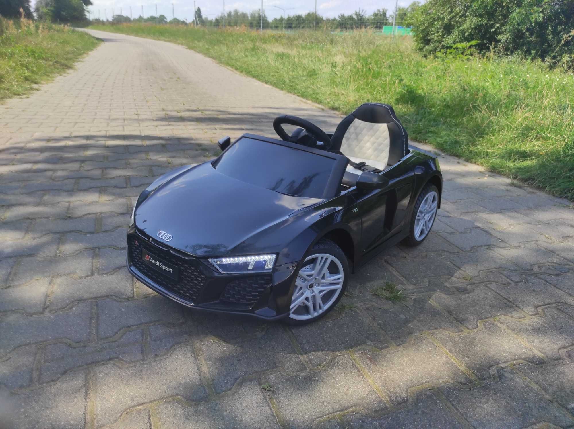 Auto Na Akumulator Audi R8  Skóra  Muzyka  Miękkie Koła