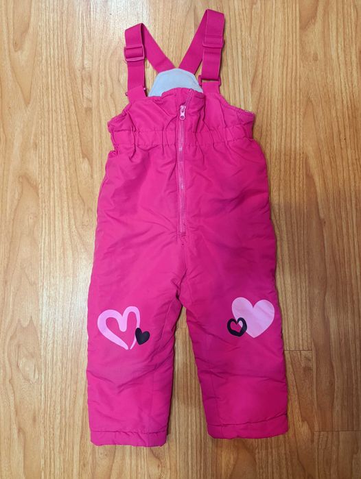 Зимовий напівкомбінезон для дівчинки 92 розмір