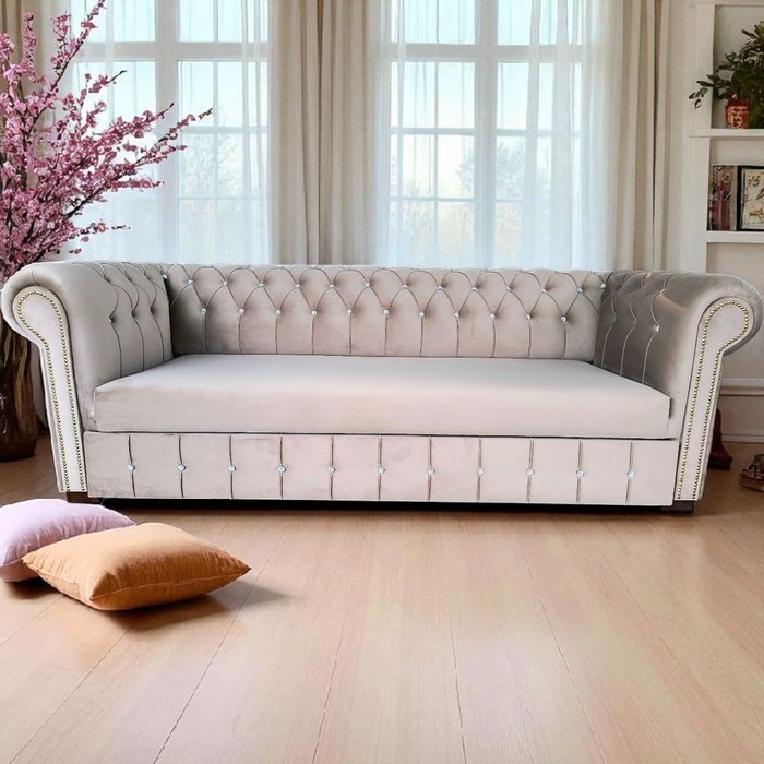 Sofa Chesterfield IV III II I. Narożnik.