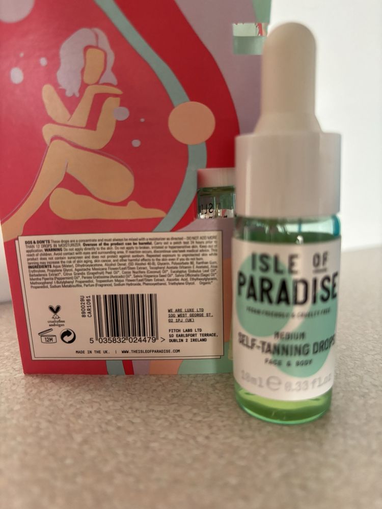Samoopalające Isle of Paradise Kropelki na twarz i ciało