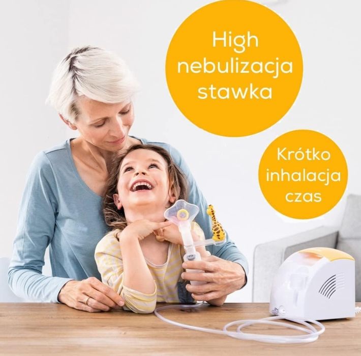 Beurer IH 26 Kids Inhalator z figurką żyrafy do nebulizacji leków