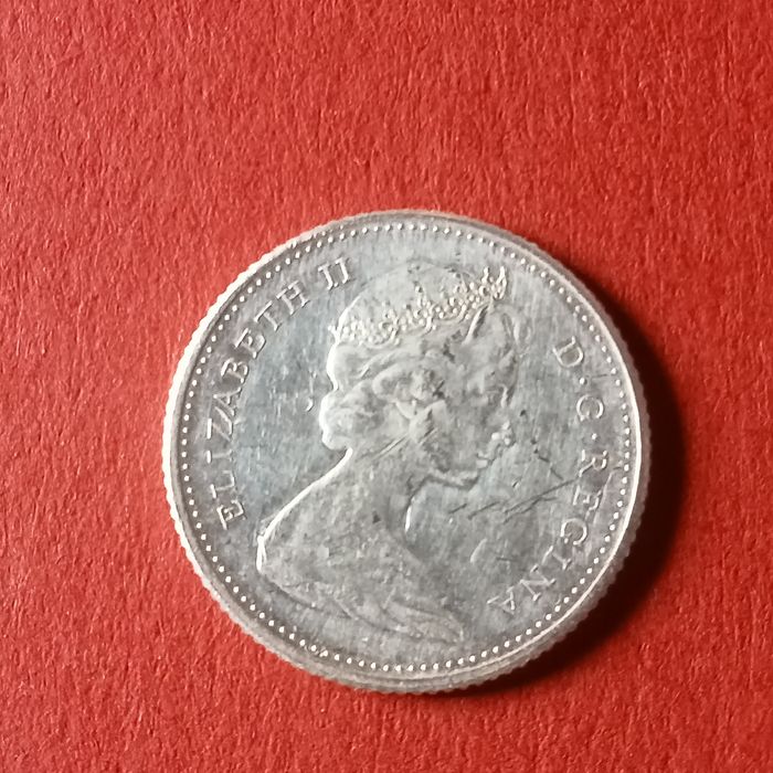 moeda prata canada 10 cents