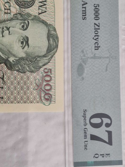 5000zł 1982 Chopin PMG67 !!