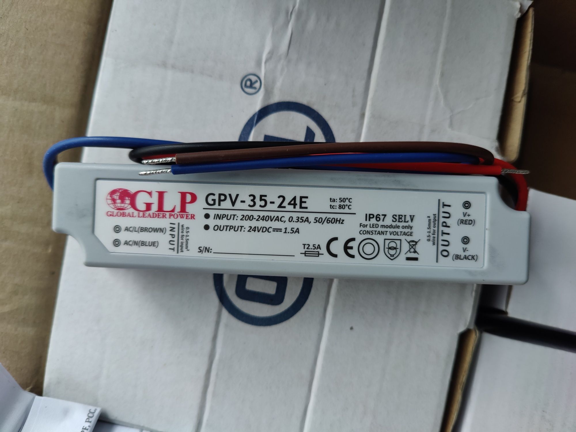 Zasilacz LED 24 V 35 W GPV IP67