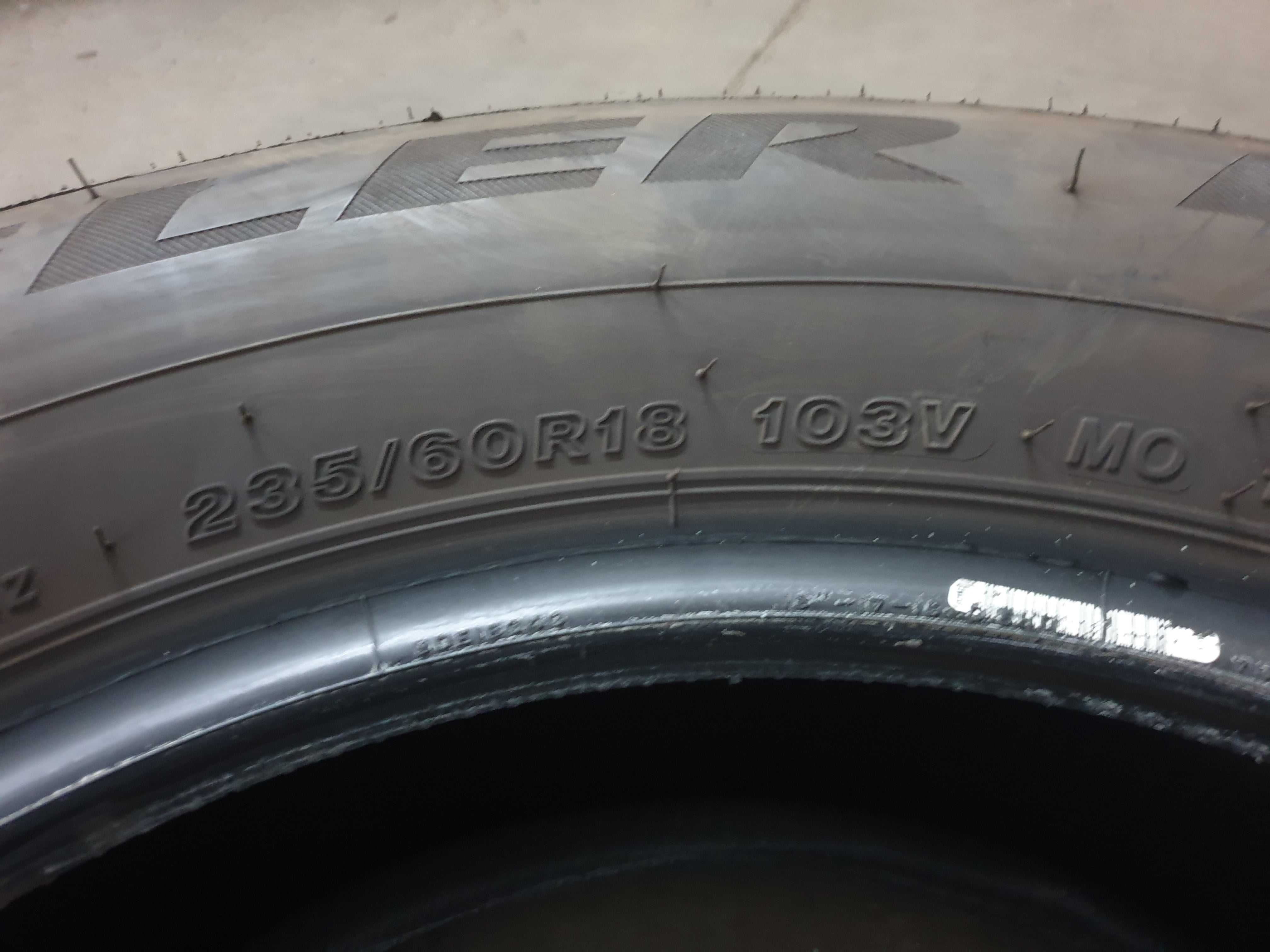 4 Szt 235/60 R18 103V Bridgestone Dueler H/P Sport - 2022r - 7,30mm