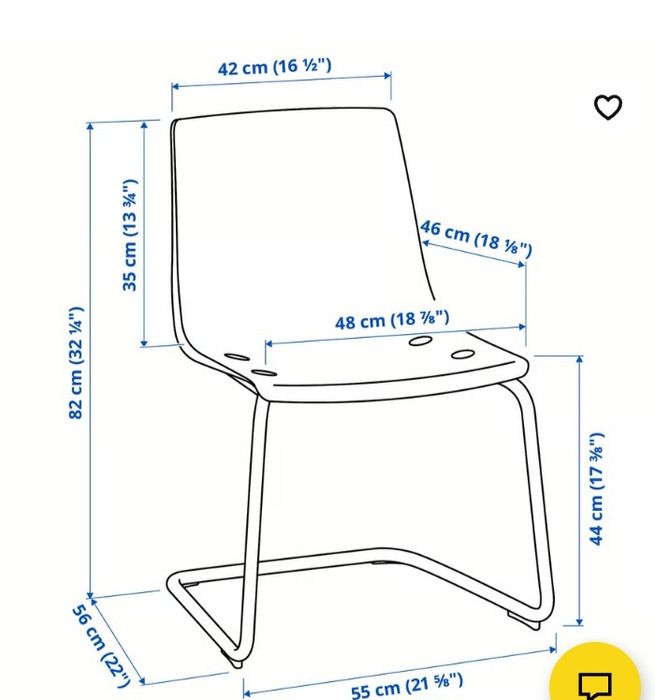 Conjunto 4 cadeiras acrilico Ikea
