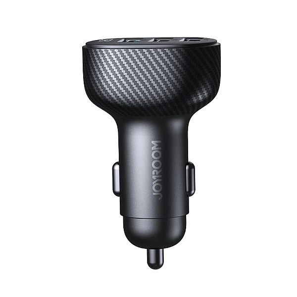 Ładowarka samochodowa Joyroom JR-CCD03/3.4A z wyświetlaczem 3x USB-A -