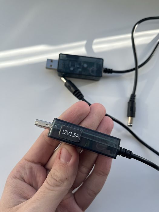 Кабель для роутера USB DC 5V to 12V з перетворювачем