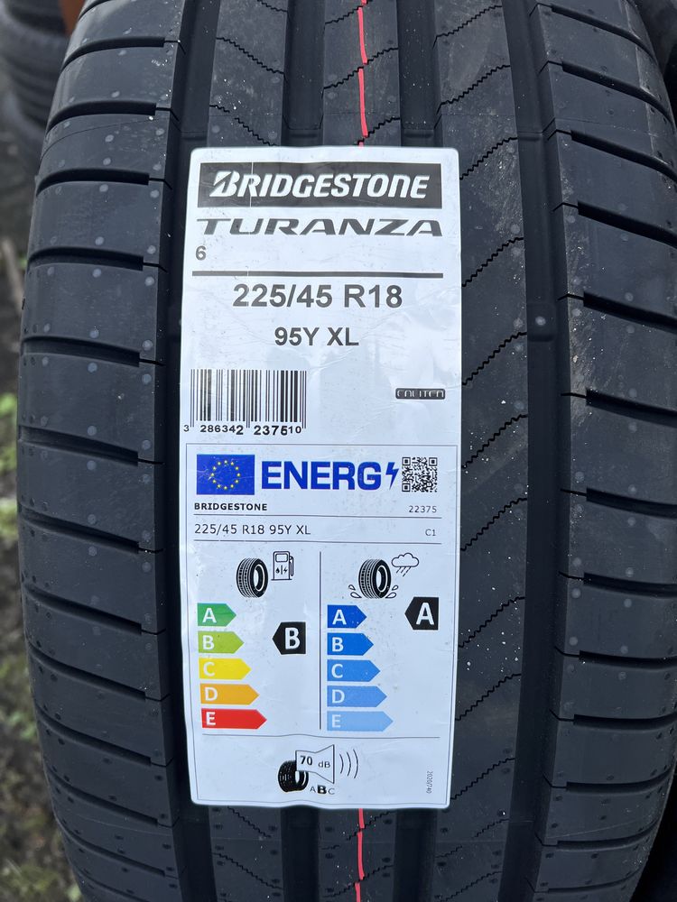 Opony letnie bridgestone turanza 6 225/45/18 95Y XL nowe komplet 4szt