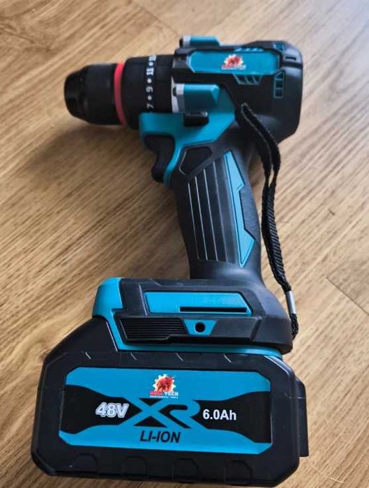 Zestaw Narzędzi Akumulatorowych 48v 4w1 + Wkrętarka Młotek Szlifierka