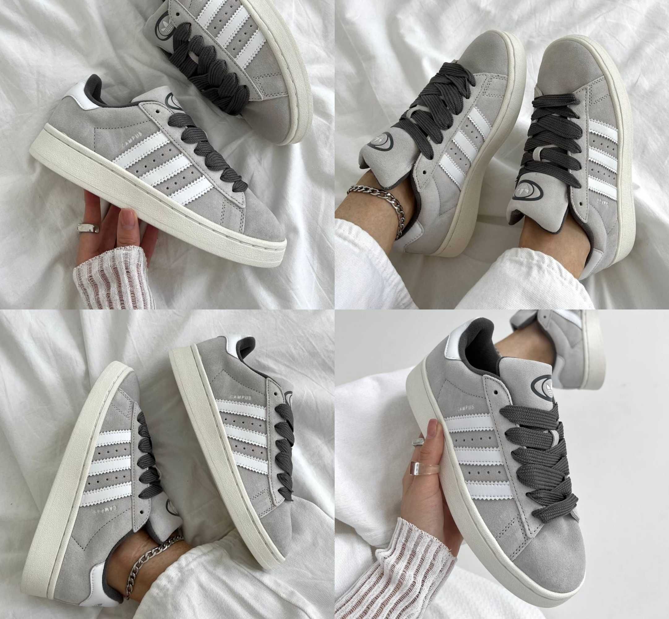 Женские кроссовки Adidas Campus Light Grey 36-40 Новинка Сезона! Топ