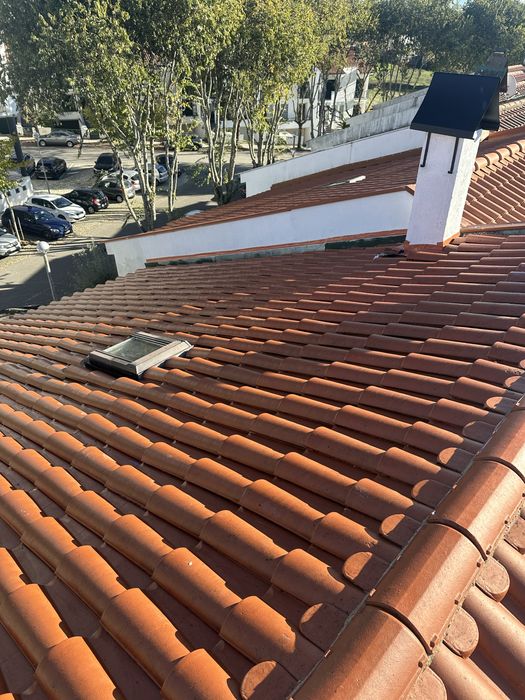 Limpeza de telhados com ou sem hidrofugante