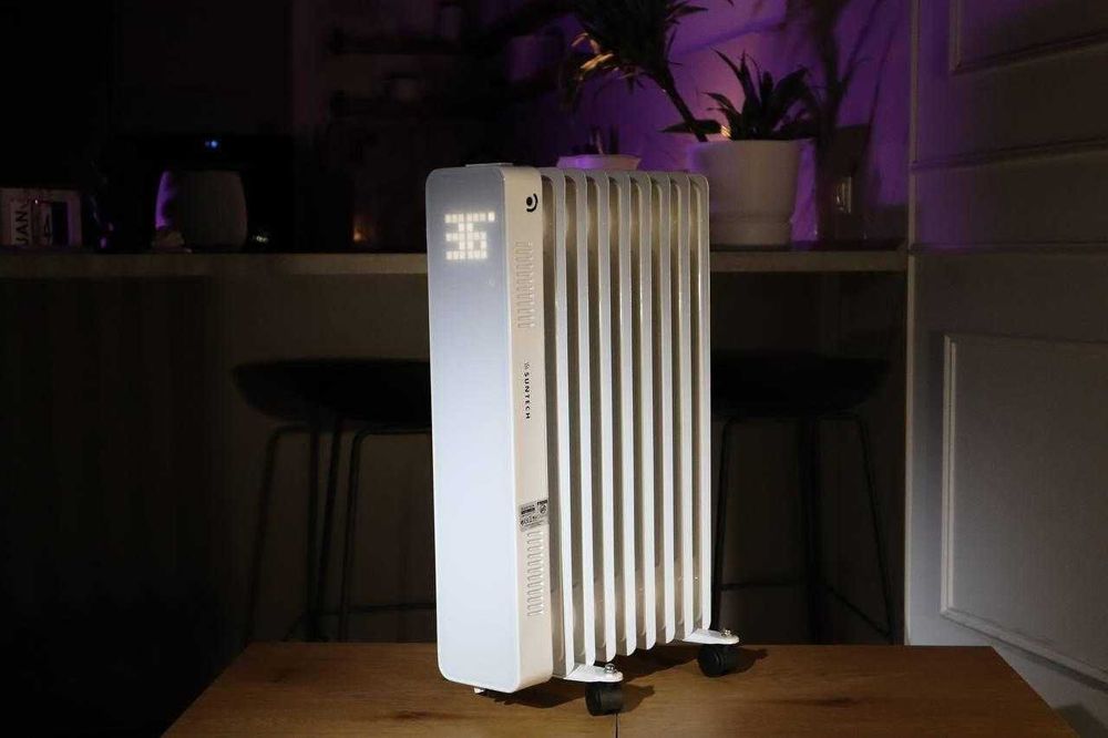 Масляний обігрівач SUNTECH Loft TI-900B 2000W | 9 секцій, білий