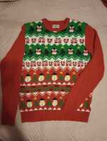 Sweter świąteczny M
