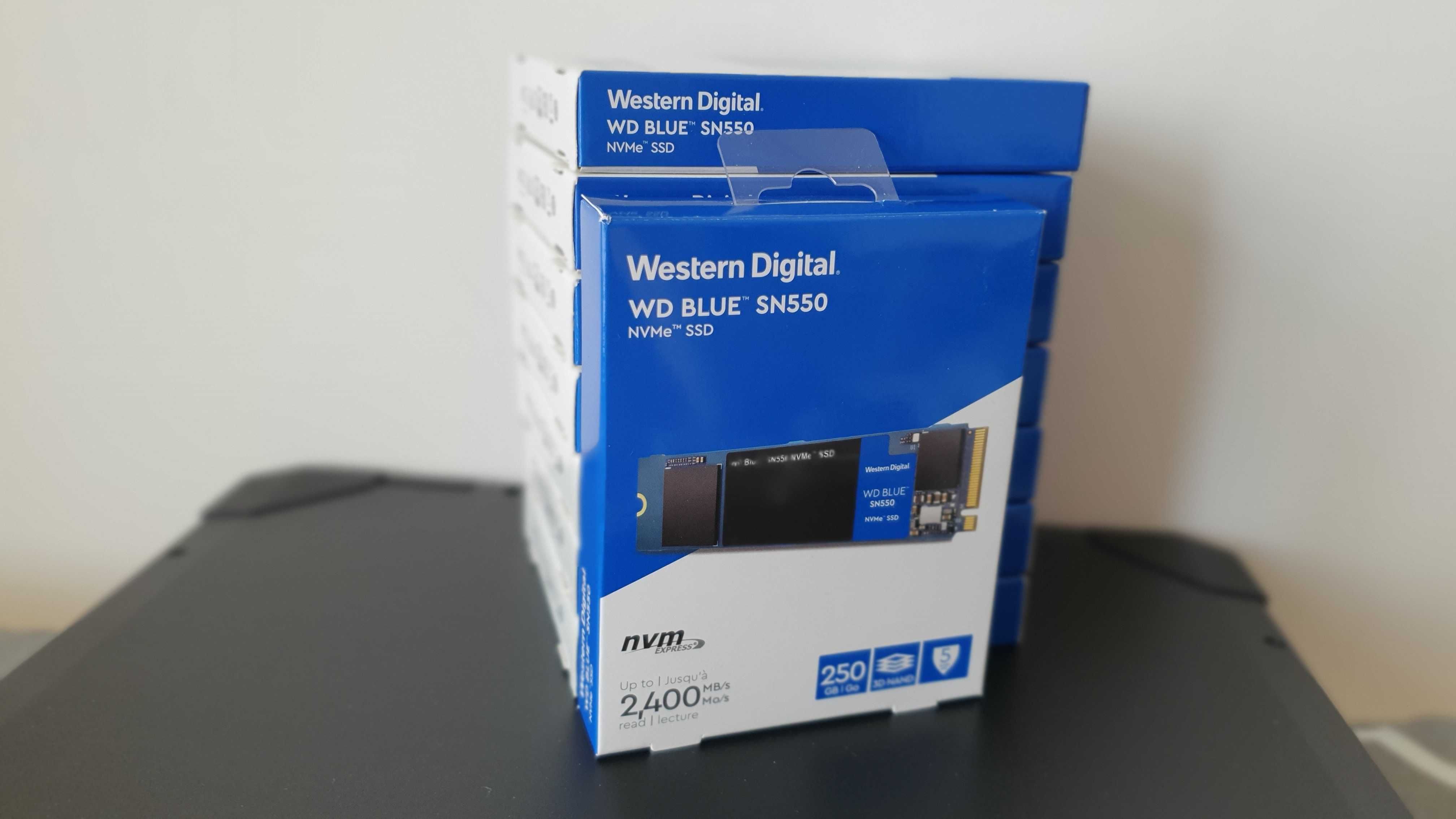SSD диск Western Digital WD Blue SN550, 250GB/M.2/2280/PCIe 3.0x4/TLC