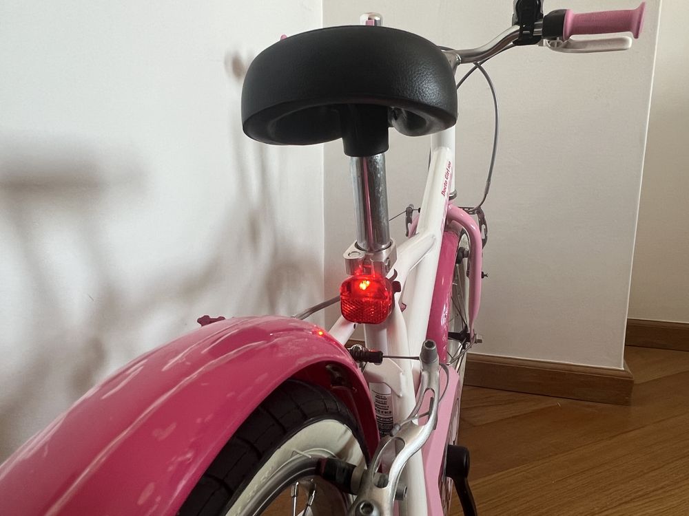 Bicicleta b-twin, 16" criança, c/ rodinhas