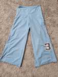 Super Spodnie z szerokimi nogawkami wide leg dresowe M 38
