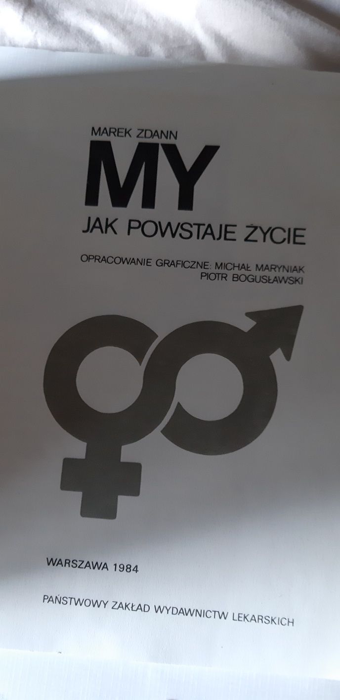 Książka edukacyjna jak powstaje życie Marek zdan 1984