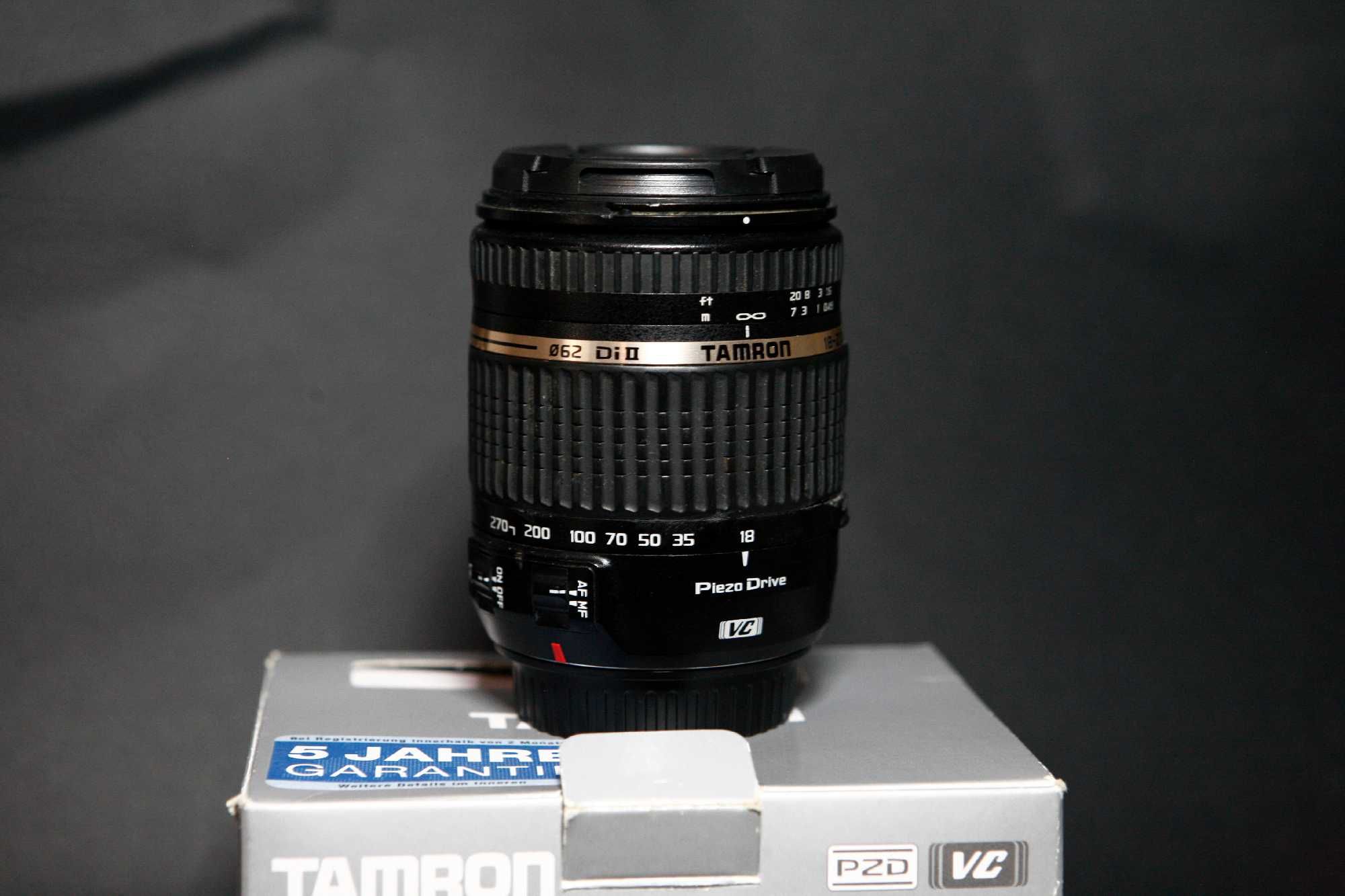 Lente Tamron 18-270mm di ii vc pzd para canon (EF)