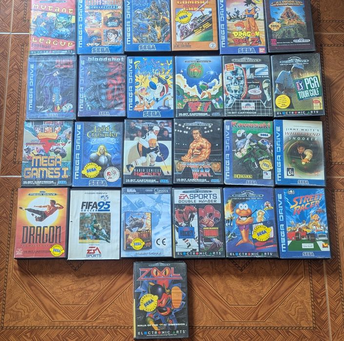 Jogos Mega drive e Sega Saturn