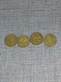 Монети ссср 3 копійки 1955,1956,1956,1957 роки