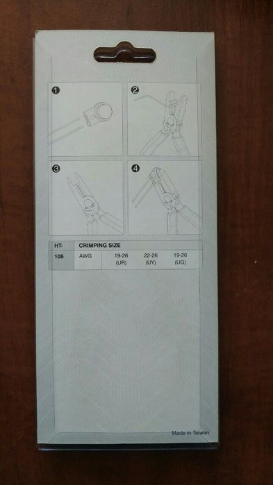 Клещи HT-105 для обжима соединетелями в кабелях
