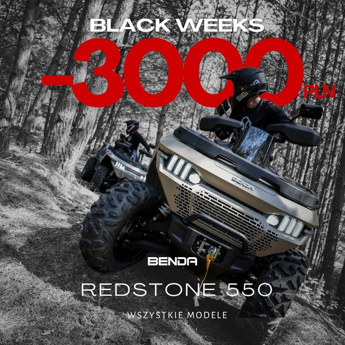 Benda Redstone 550 Autoryzowany Dealer, FV23%, dostawa pod dom, NOWY 2025 v2 48km!
