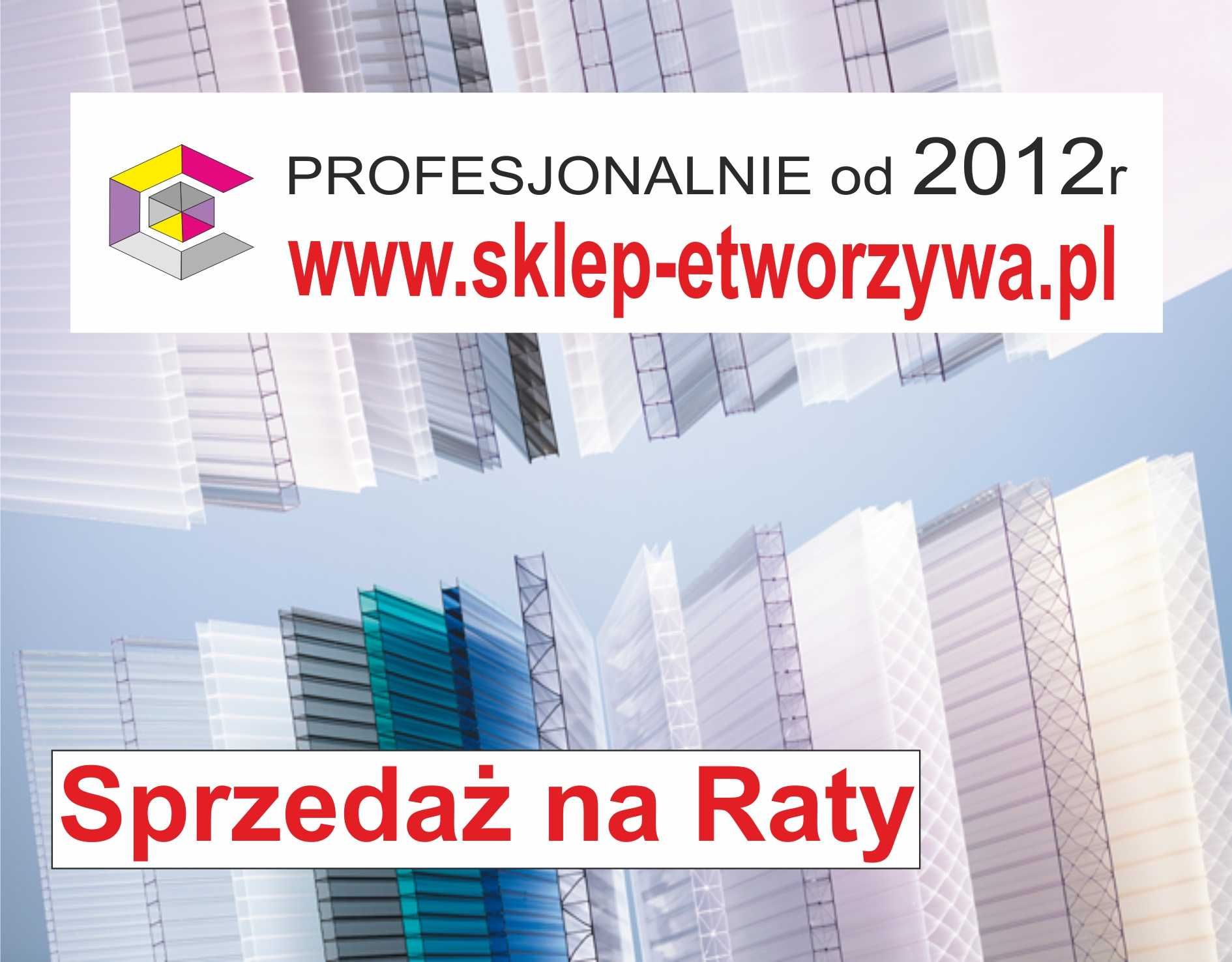 Poliwęglan komorowy Lity płyty dach taras pergola 4, 6, 8, 10, 16, 20