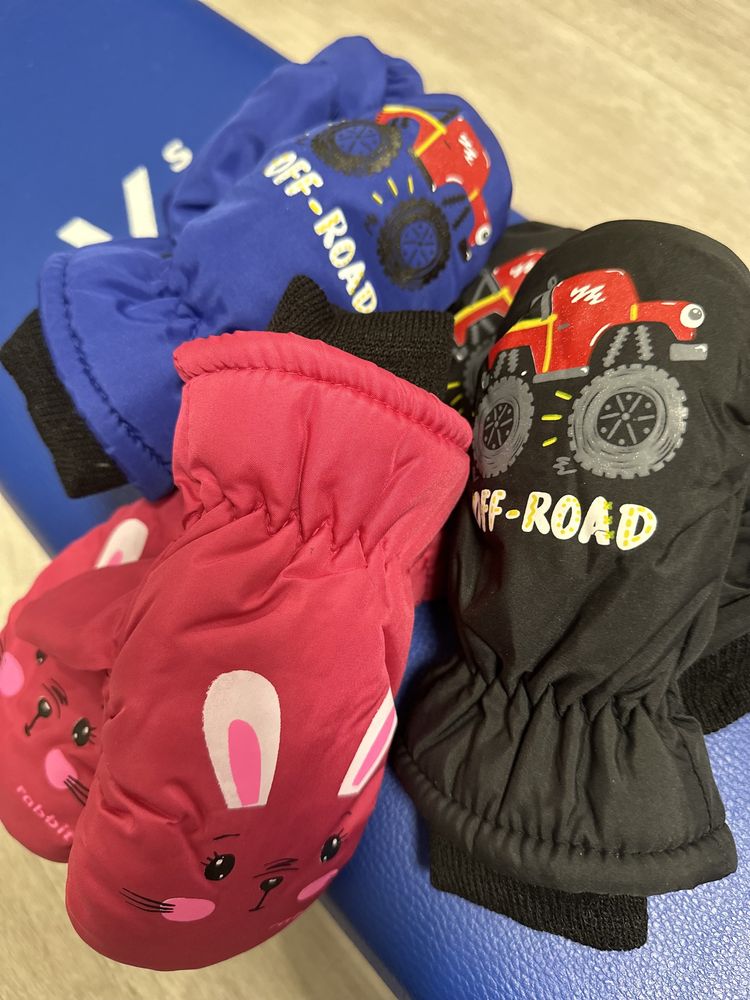 Дитячі зимові рукавиці 2-4 роки