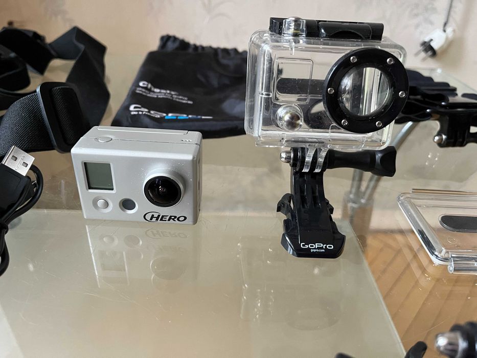 Екшн камера GoPro HD HERO. Крепления для камеры, оригинал.