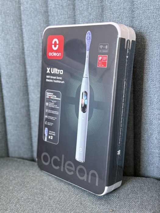 Nowa szczoteczka soniczna X Ultra oclean miętowa smart AI koncowka
