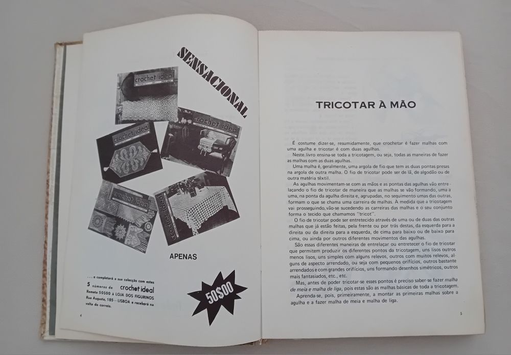 Tricotar à mão e à máquina Portes Grátis