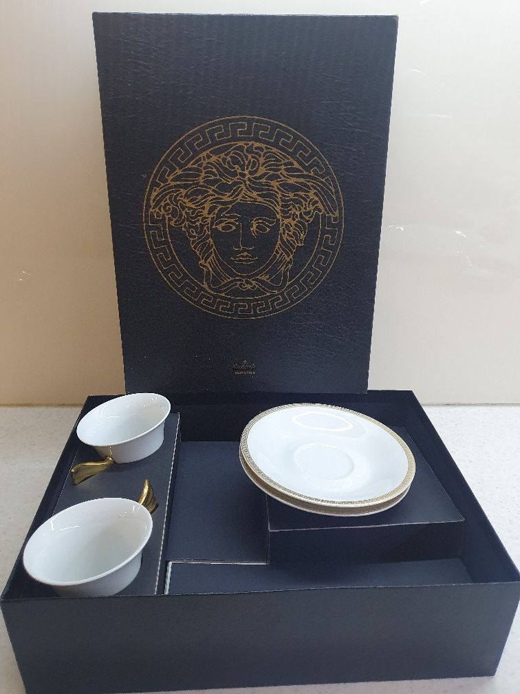 Zestaw 2 filiżanek Rosenthal Versace Meandre