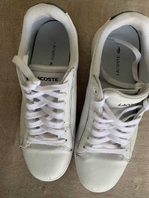 Białe adidasy sneakersy LACOSTE rozm. 39,5