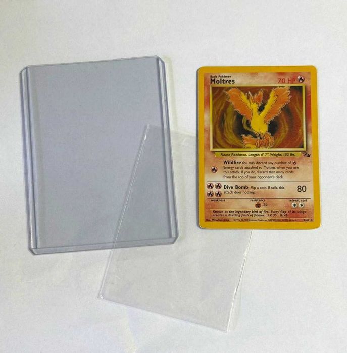 Moltres Holo 12/62 Rare Fossil Original Pokémon Card TCG - ENG
