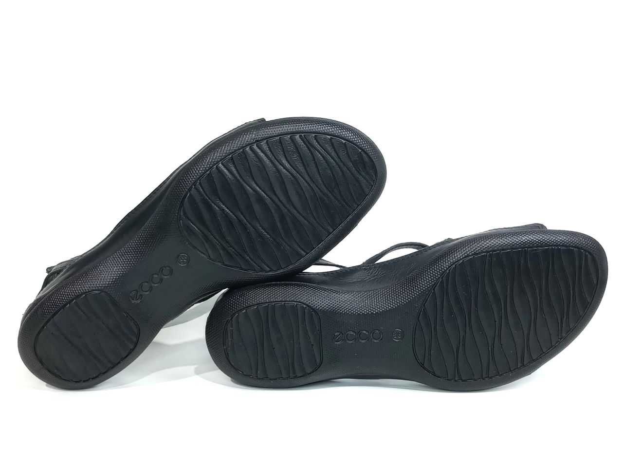 Кожаные женские сандалии Ecco Flash Black Оригинал
