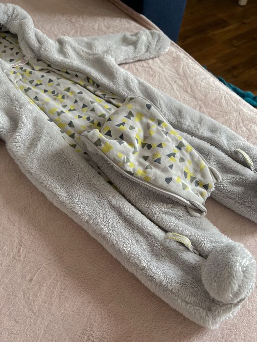 Pajacyk kombinezon ocieplany śpiworek