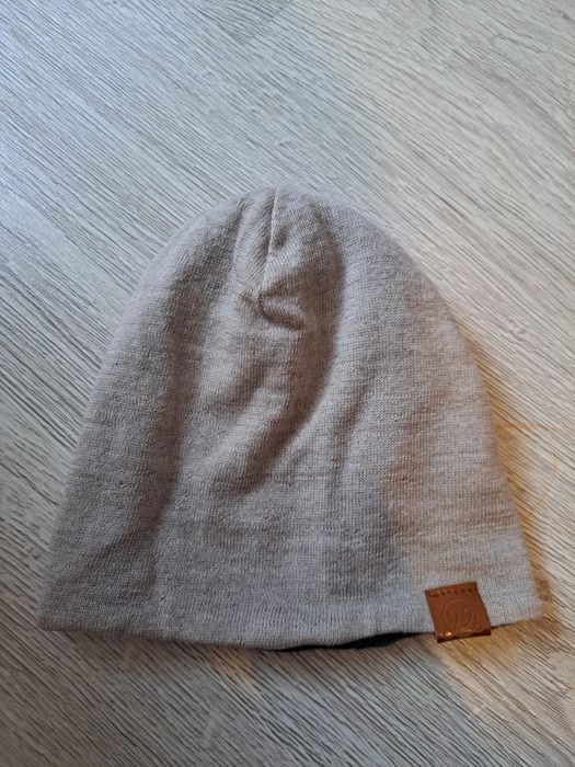 Czapka welna merino dwustronna