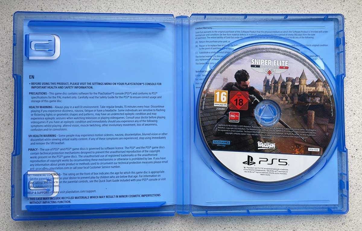 Sniper Elite Resistance - napisy PL - PS5 Playstation 5