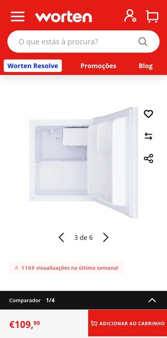 Frigorífico mini bar novo pouco uso para desocupar para não estragar