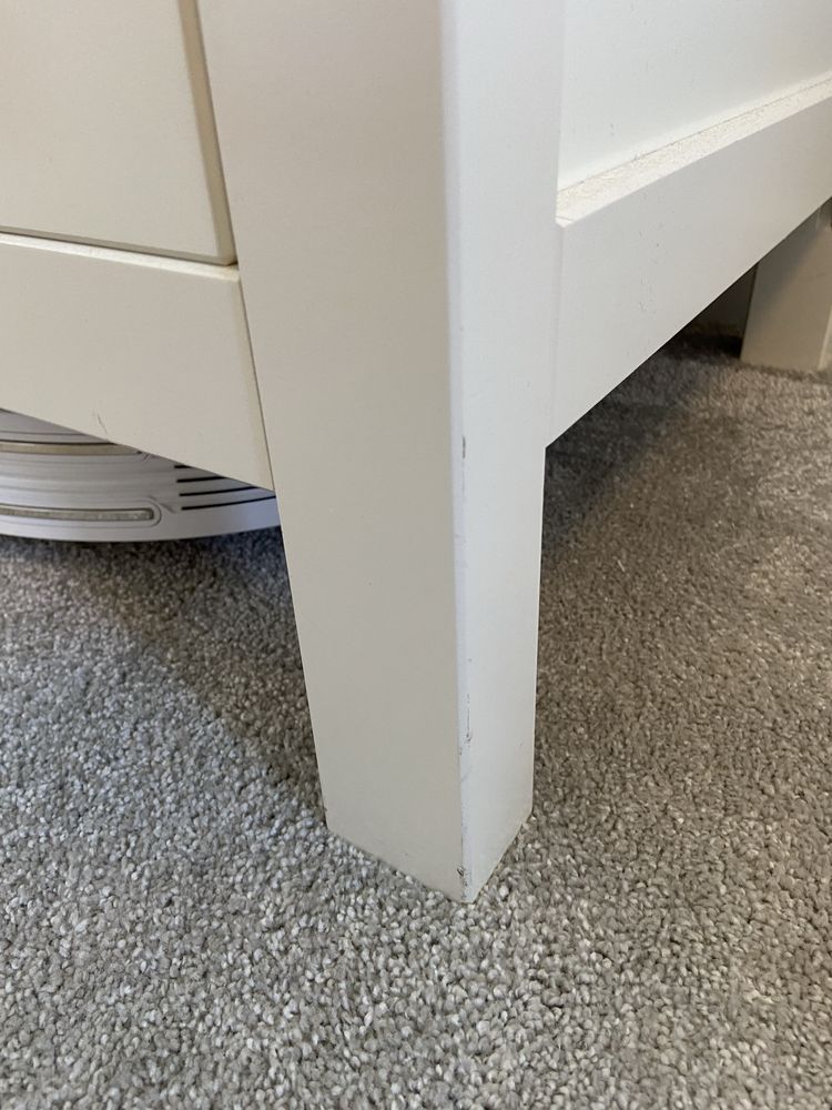 Biała komoda Hemnes 6 szuflad, IKEA