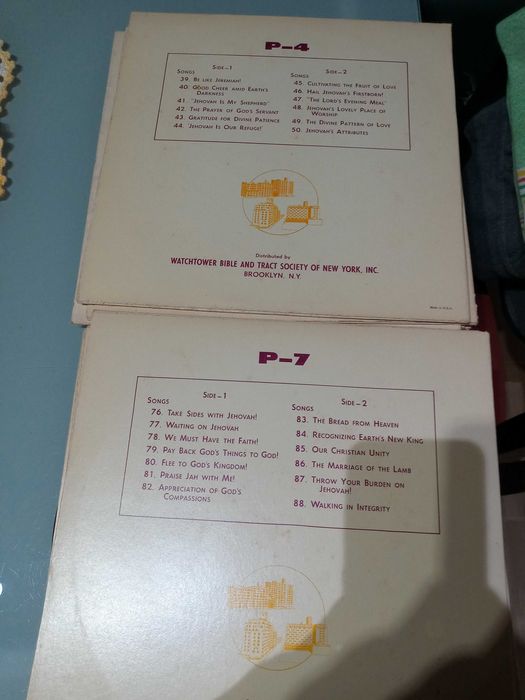 Coleccao de 10 discos vinil de JEOVAH