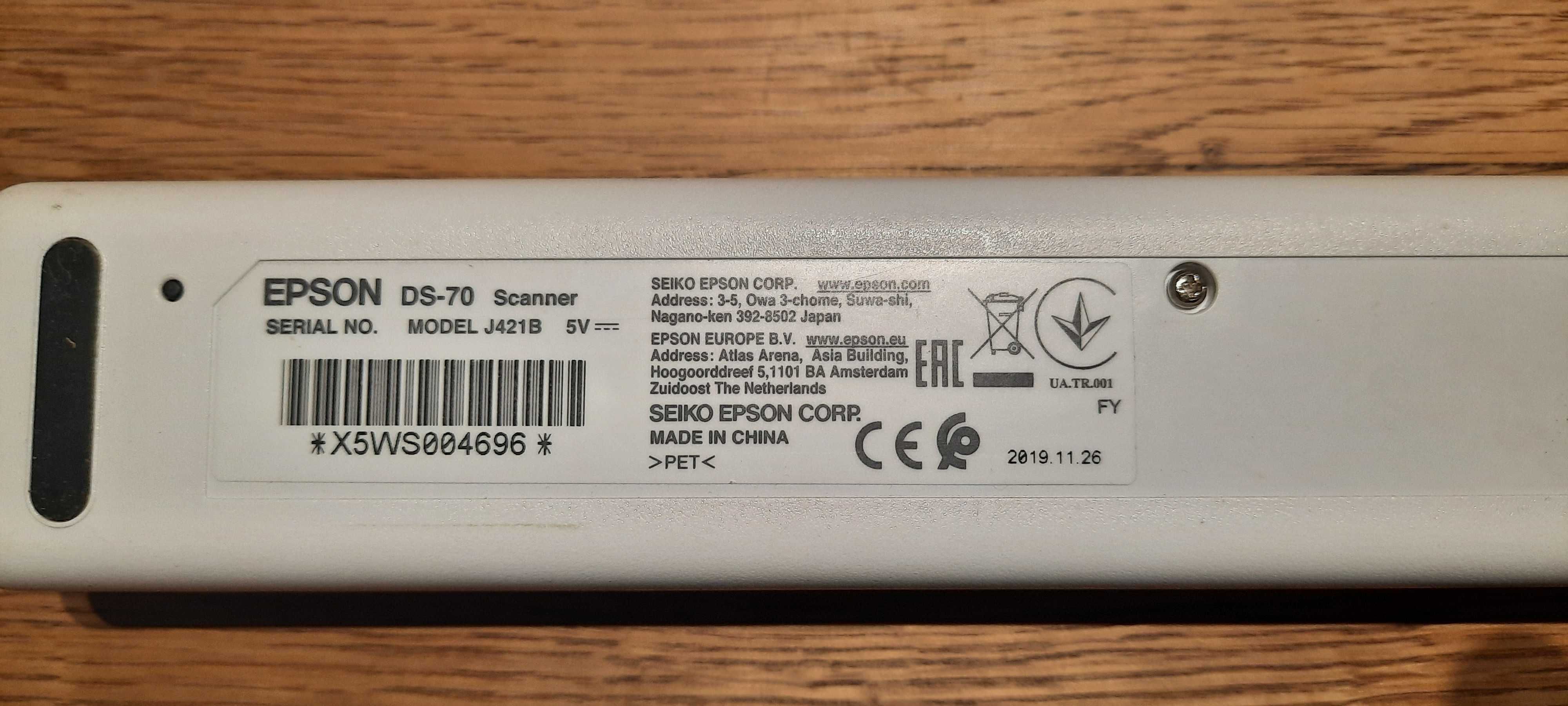 Skaner Epson DS-70 model J421B