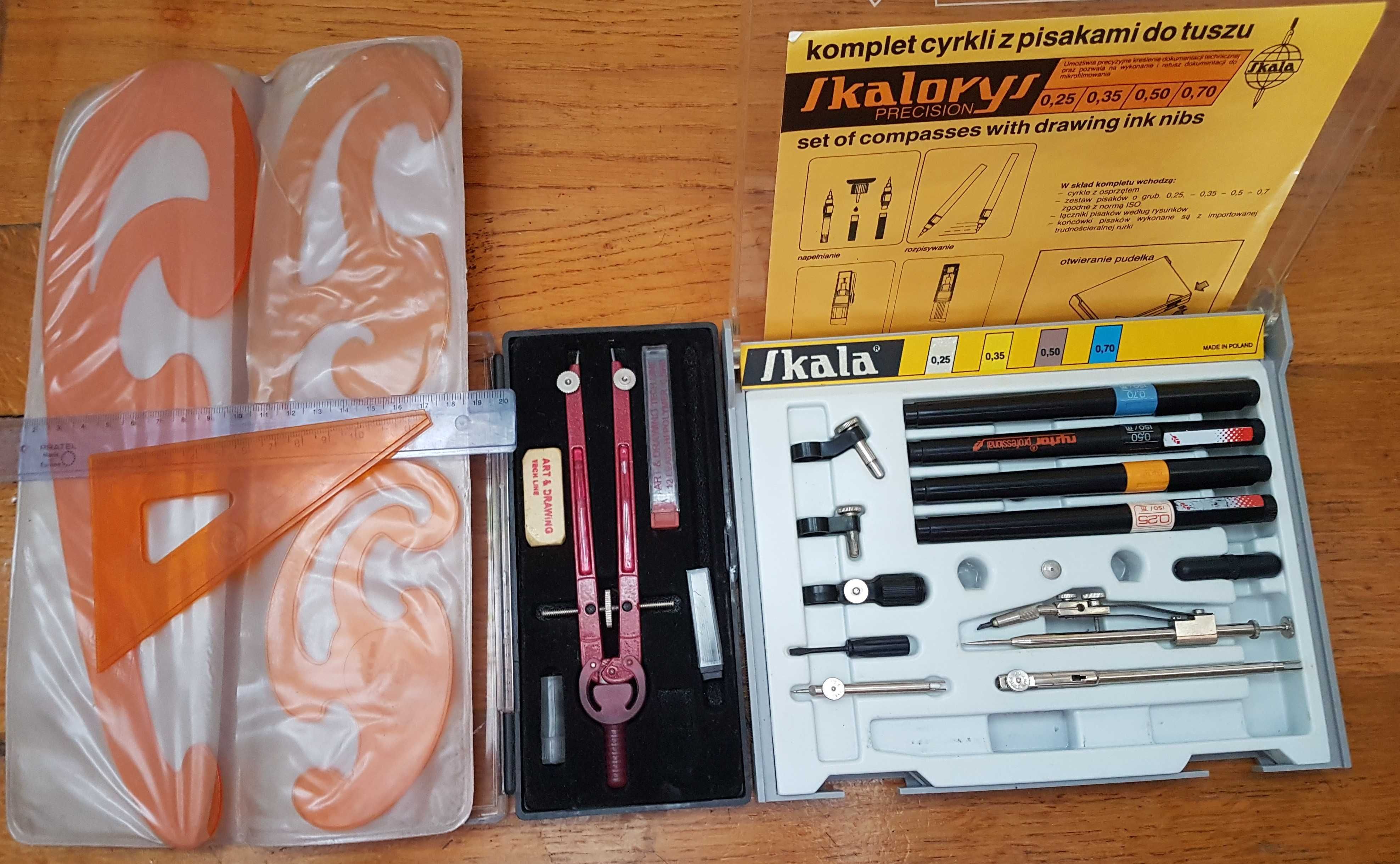 Zestaw kreślarski Skala Skalorys Precision  PRL