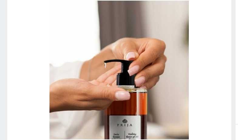 PRIJA 380ml Szampon i Żel Pod Prysznic ŻEŃ-SZEŃ Z Pompką + GRATIS