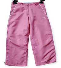 Y2K vintage różowe spodnie dresowe damskie 3/4 L